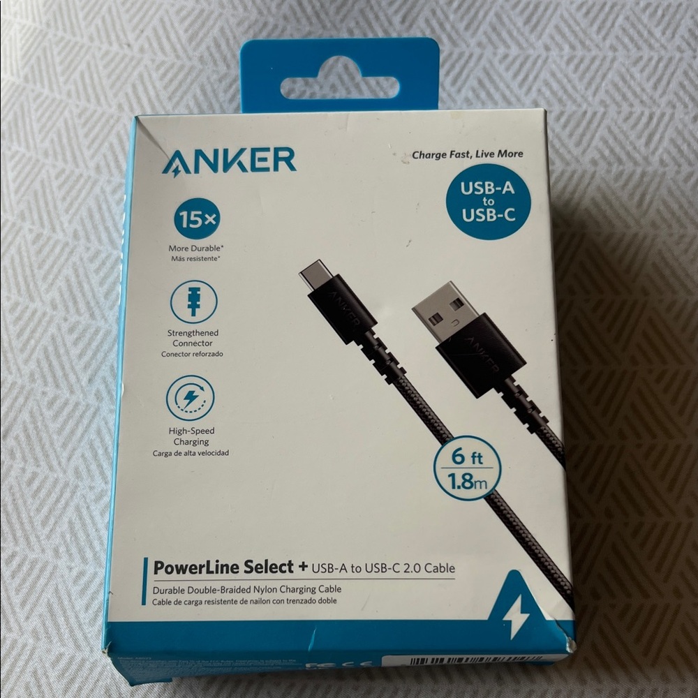 Anker PowerLine Select+ USB-A to USB-C Cable - Black